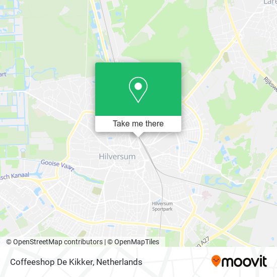 Coffeeshop De Kikker map
