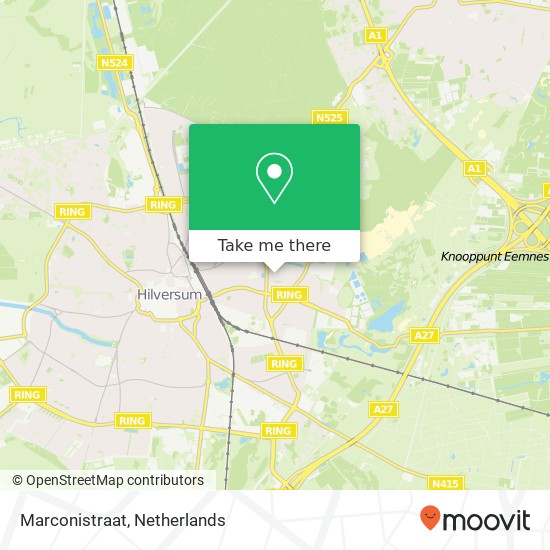 Marconistraat map