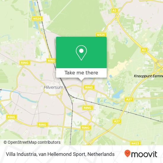 Villa Industria, van Hellemond Sport map