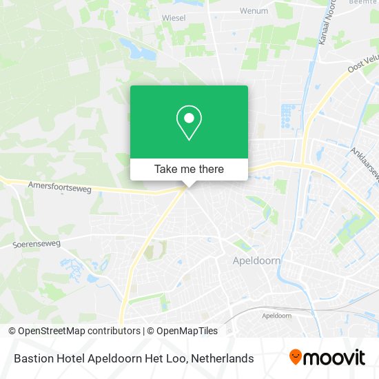 Bastion Hotel Apeldoorn Het Loo map