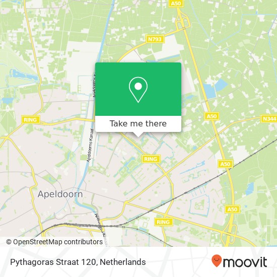 Pythagoras Straat 120 map