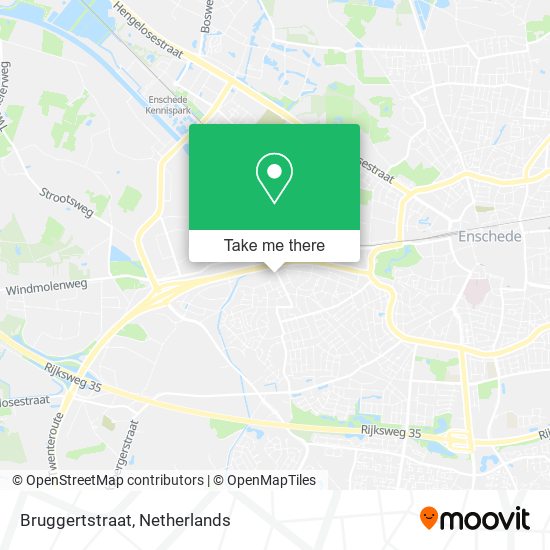 Bruggertstraat map