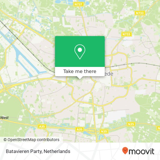 Batavieren Party map