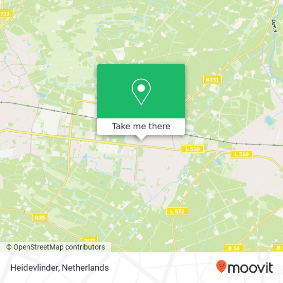 Heidevlinder map