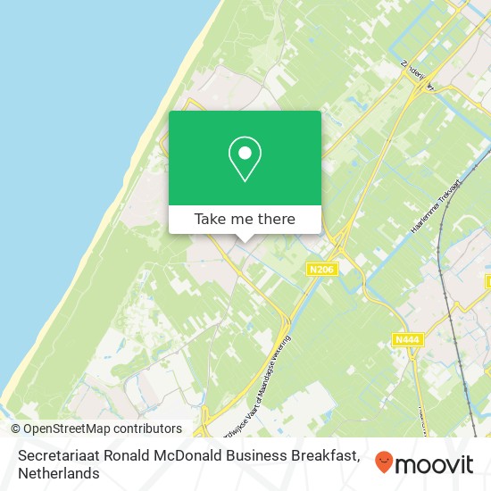 Secretariaat Ronald McDonald Business Breakfast Karte