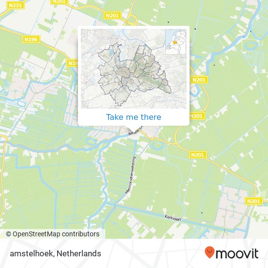 amstelhoek map