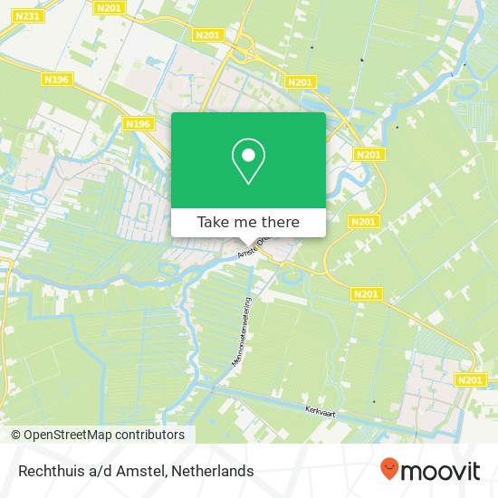 Rechthuis a/d Amstel map