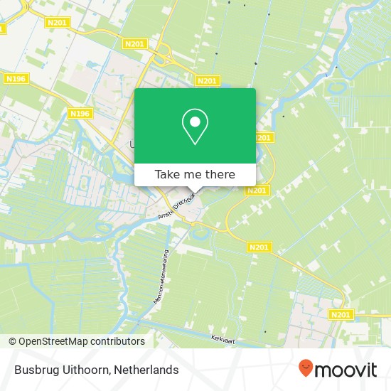 Busbrug Uithoorn map