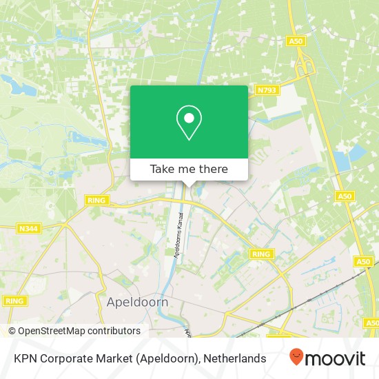 KPN Corporate Market (Apeldoorn) Karte