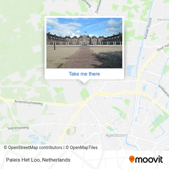Paleis Het Loo map