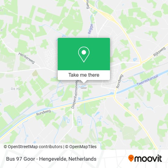 Bus 97 Goor - Hengevelde map