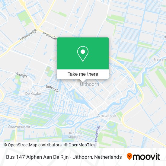 Bus 147 Alphen Aan De Rijn - Uithoorn map