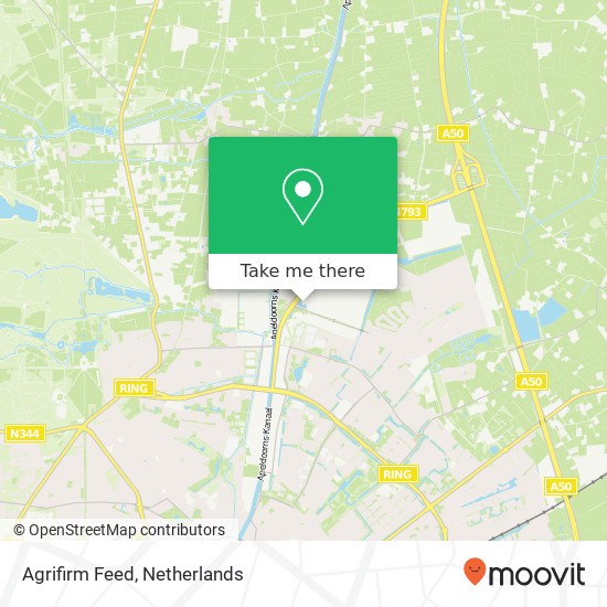 Agrifirm Feed map