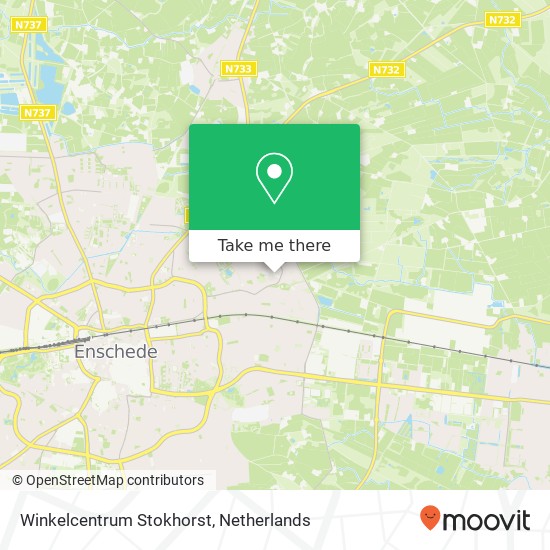 Winkelcentrum Stokhorst map