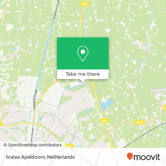 liratex Apeldoorn map