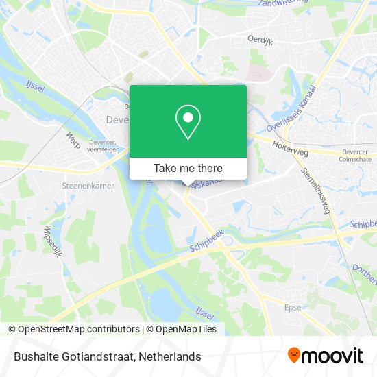 Bushalte Gotlandstraat map