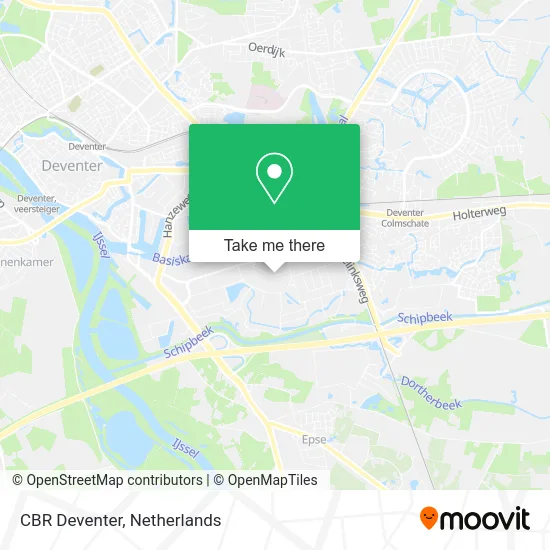 CBR Deventer map
