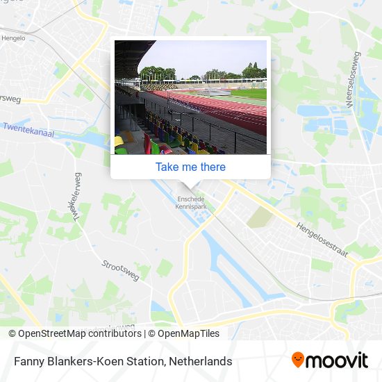Fanny Blankers-Koen Station Karte