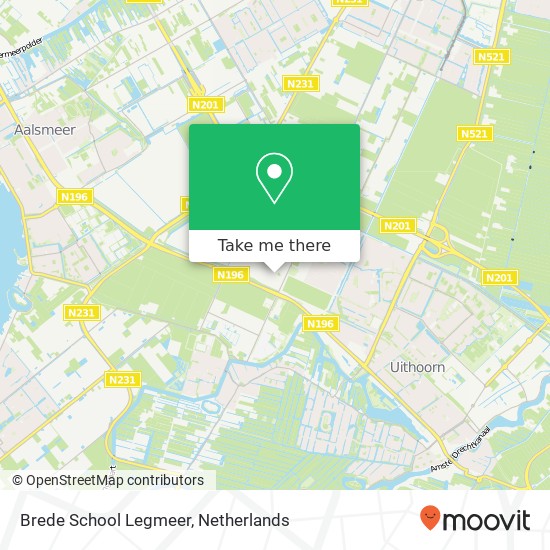 Brede School Legmeer map