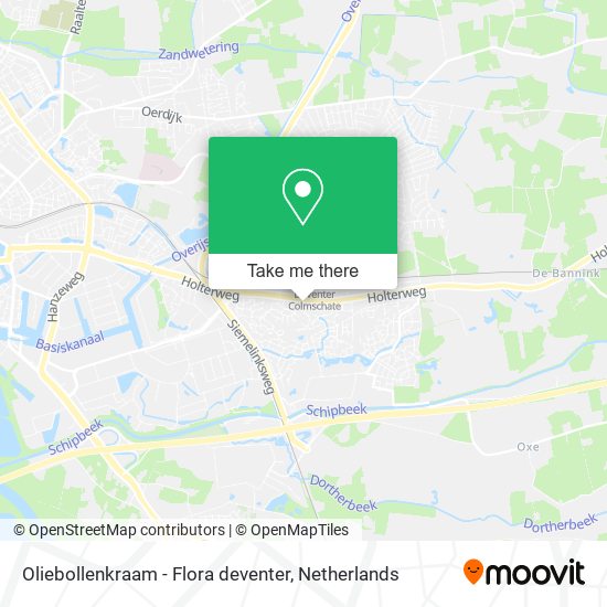 Oliebollenkraam - Flora deventer map