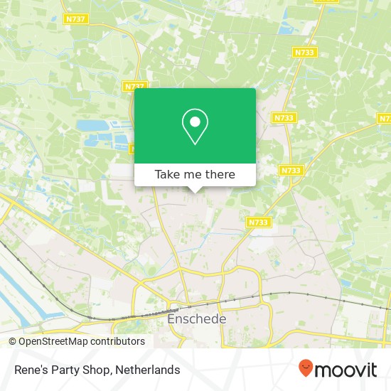 Rene's Party Shop map