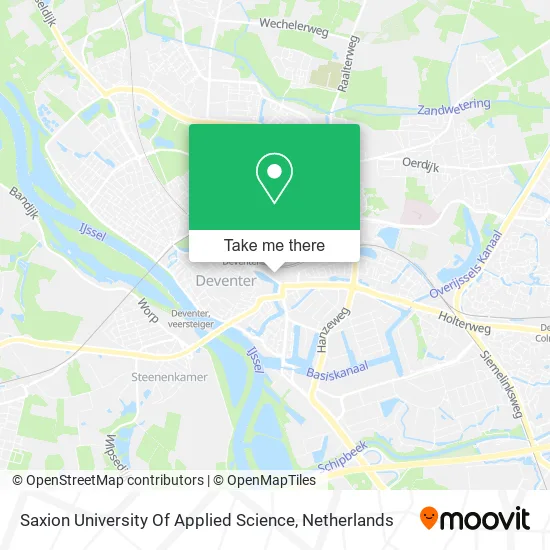 Saxion University Of Applied Science map