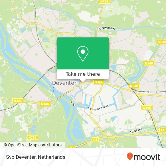 Svb Deventer map