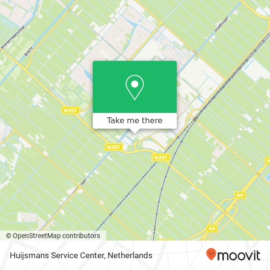 Huijsmans Service Center map