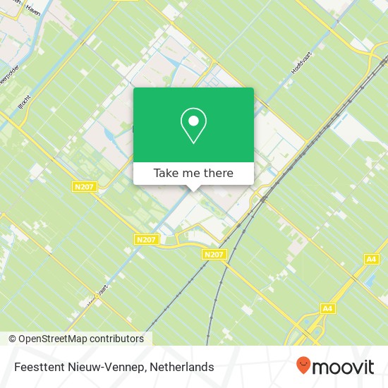 Feesttent Nieuw-Vennep Karte