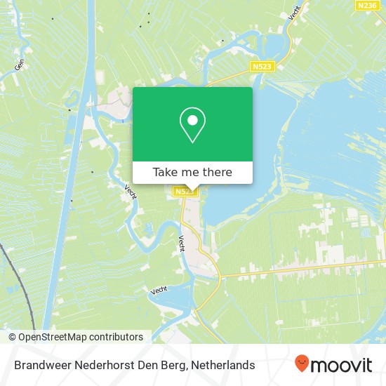 Brandweer Nederhorst Den Berg map