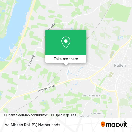 Vd Mheen Rail BV map