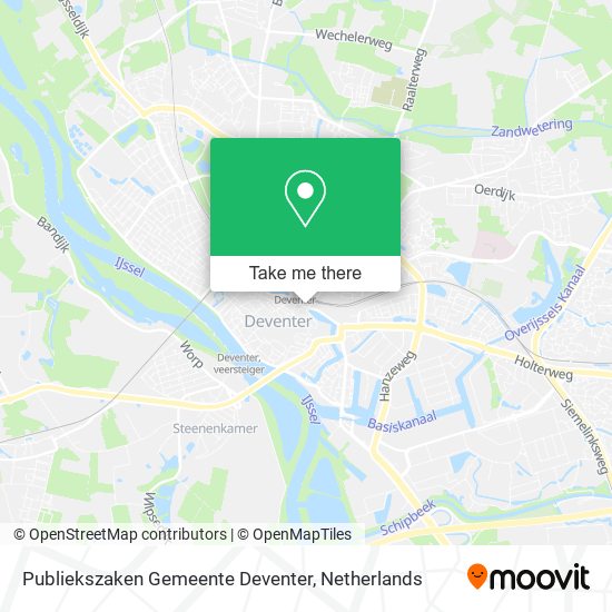 Publiekszaken Gemeente Deventer map