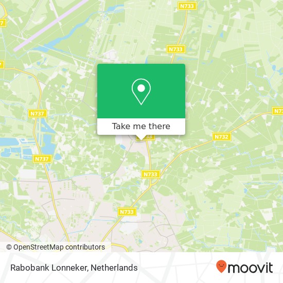 Rabobank Lonneker map