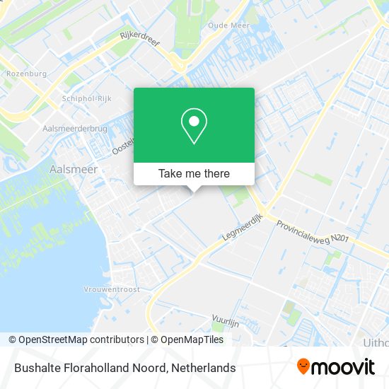 Bushalte  Floraholland Noord map