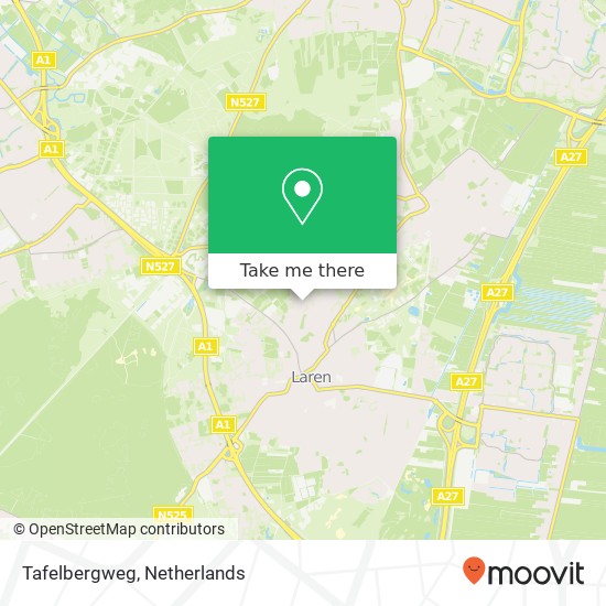 Tafelbergweg map