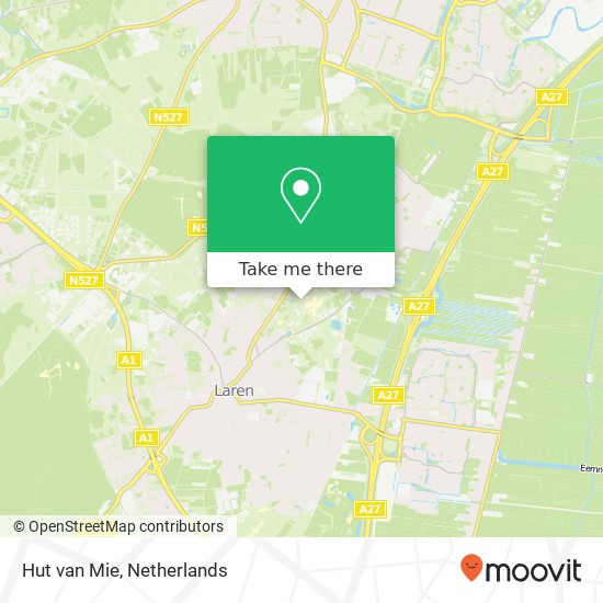 Hut van Mie map