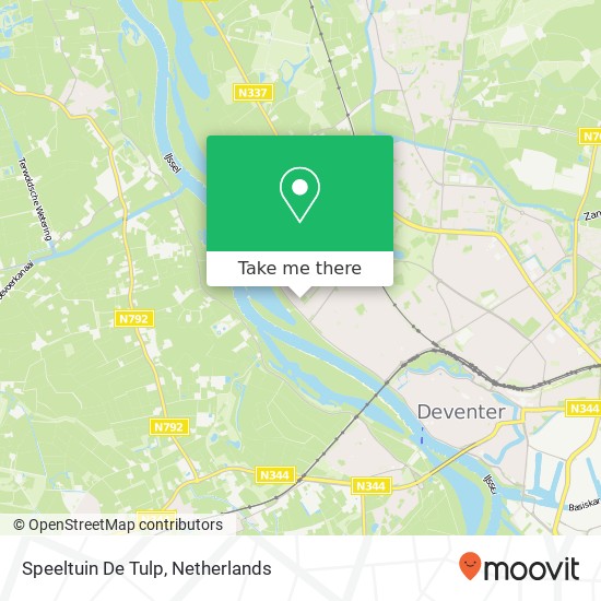 Speeltuin De Tulp map