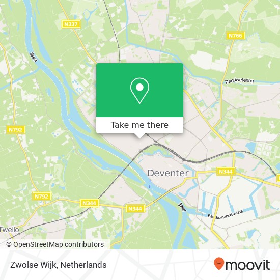 Zwolse Wijk map