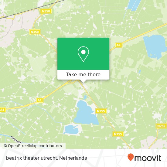 beatrix theater utrecht map