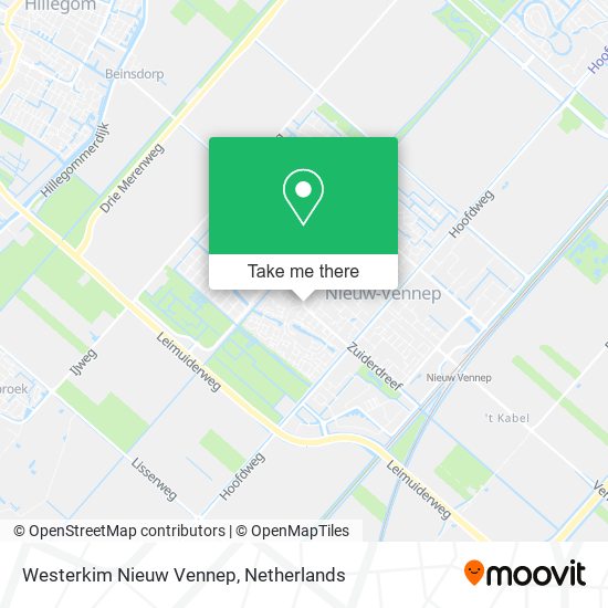 Westerkim Nieuw Vennep map