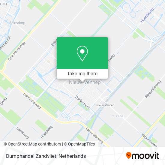 Dumphandel Zandvliet map