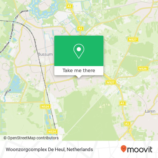 Woonzorgcomplex De Heul map