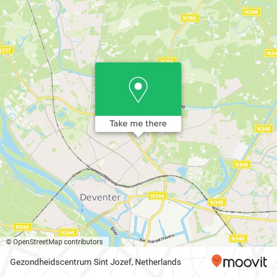 Gezondheidscentrum Sint Jozef map