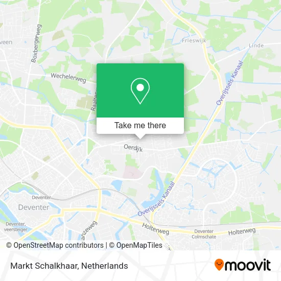 Markt Schalkhaar map