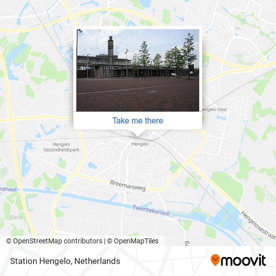 Station Hengelo map