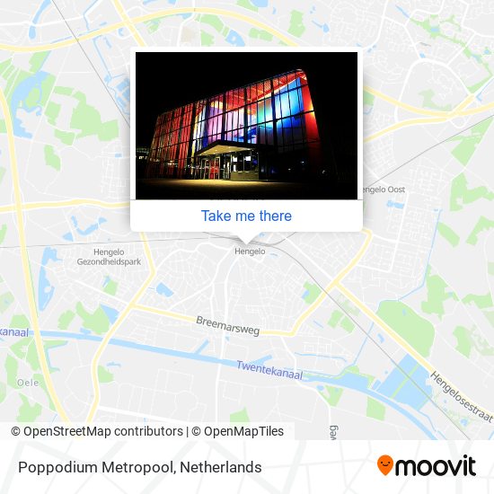 Poppodium Metropool map