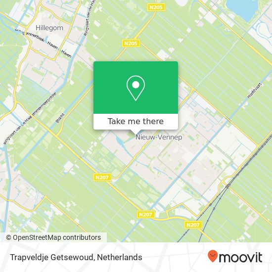 Trapveldje Getsewoud map