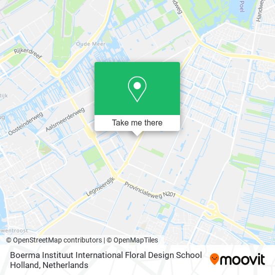 Boerma Instituut International Floral Design School Holland map