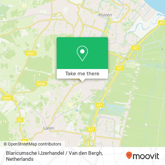 Blaricumsche IJzerhandel / Van den Bergh map