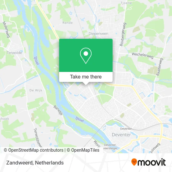 Zandweerd map